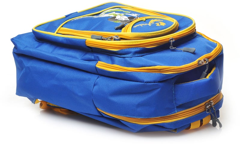 Abyq Anirban Cartoon Printed Blue Backpack for Kids - Image 4